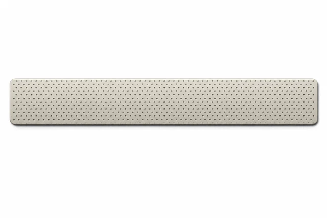 Perforated Cream 25mm colour sample